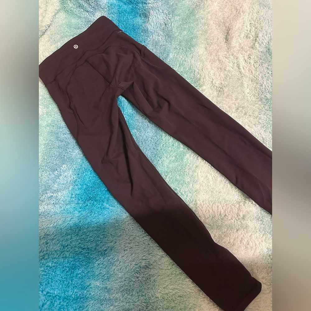 🔥Lululemon Black Leggings with Pockets Sz 4